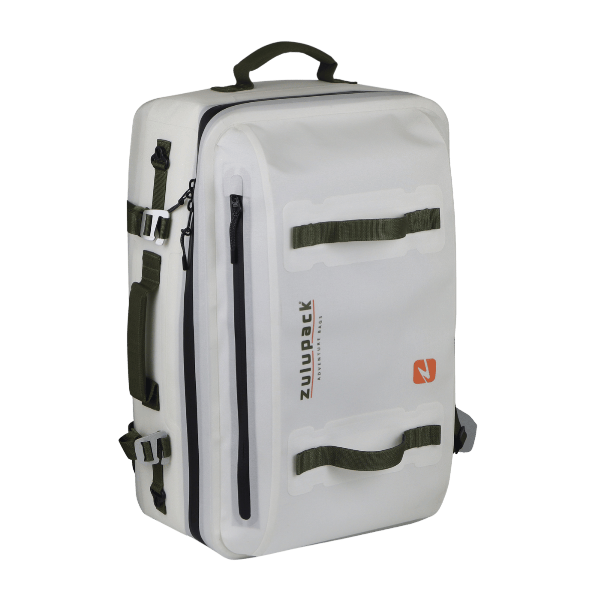White carry-on cabin size backpack