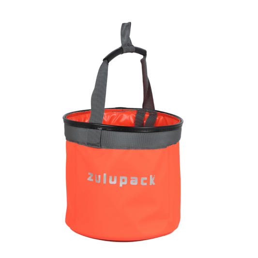 Orange Portable Foldable Water Bucket