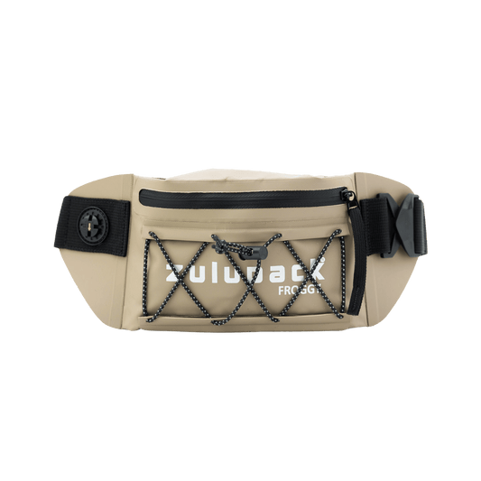 Warm grey waterproof waist pouch fanny pack