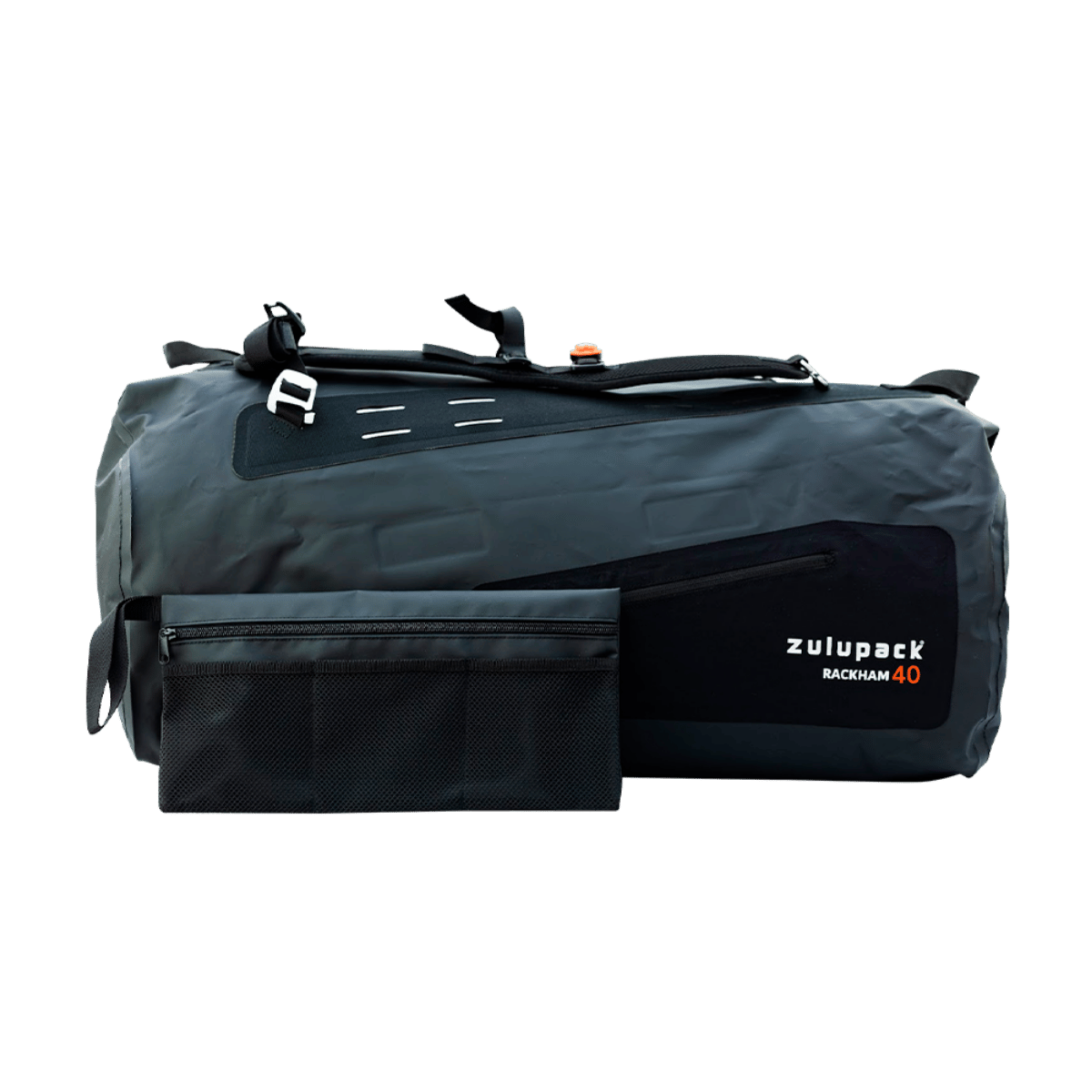 Black Rackham Duffle Bag with Pouch