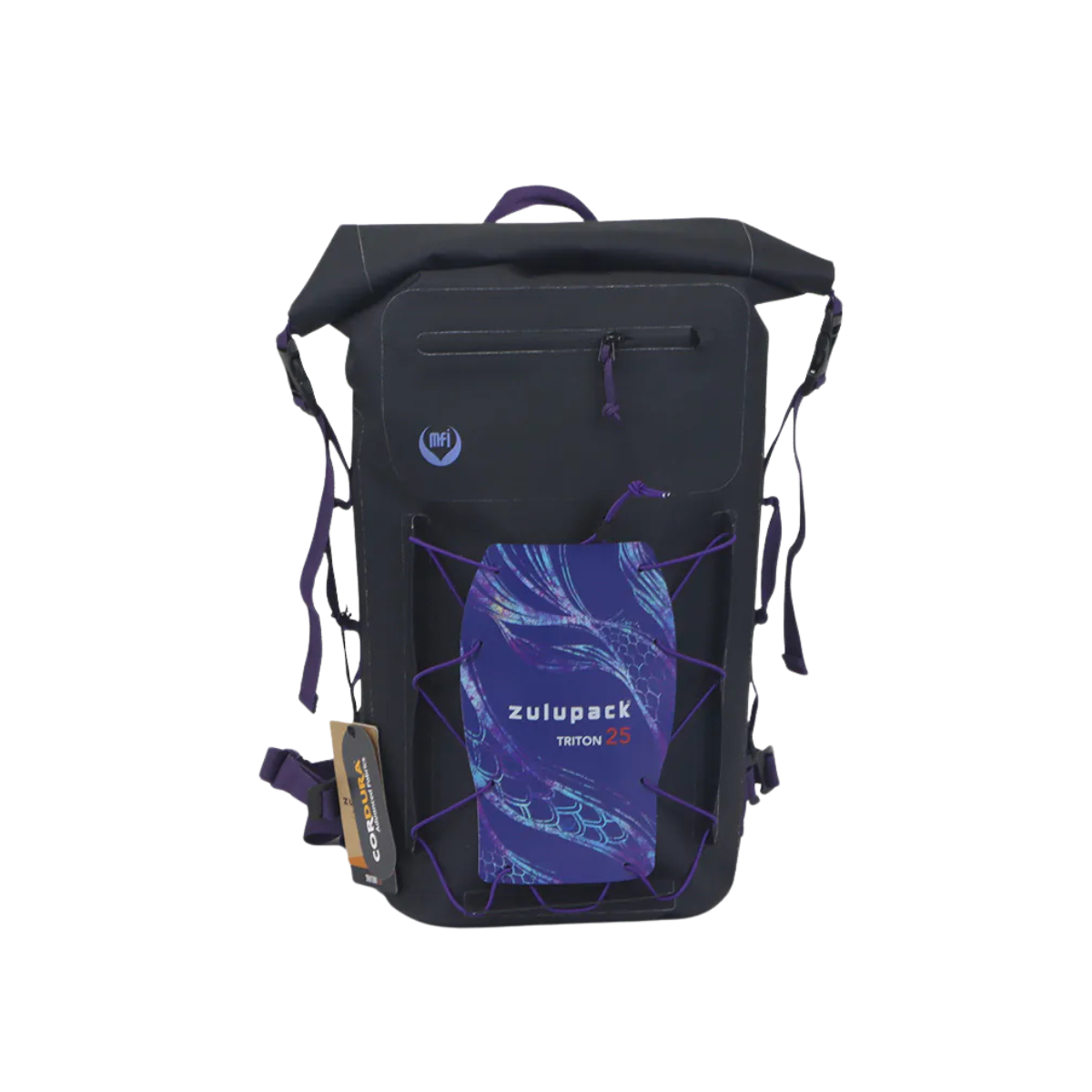 MFI Waterproof Backpack with External Hydration Pocket 25L