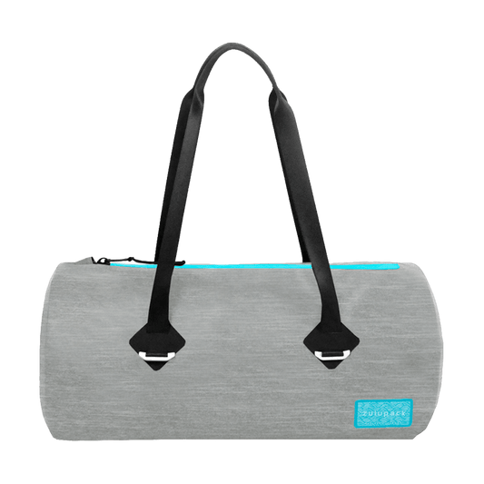 Grey Turquoise Waterproof Gym bag Yoggy16
