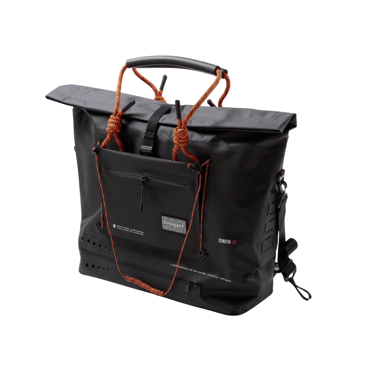 Multi-Functional Waterproof Travel Tote with Detachable Sling - Charcoal Series