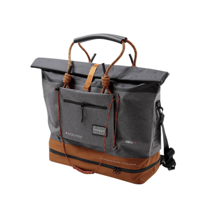 Multi-Functional Waterproof Travel Tote with Detachable Sling - Charcoal Series