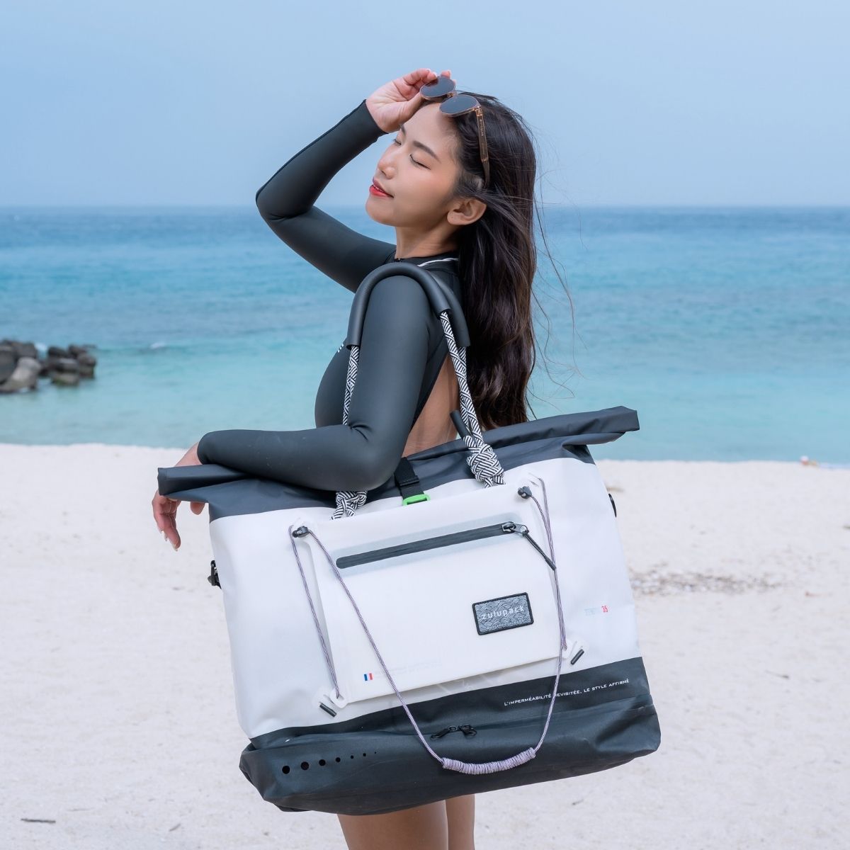 Multi-Functional Waterproof Travel Tote with Detachable Sling